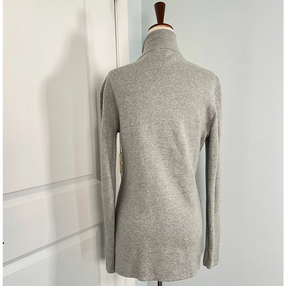 J by J.Crew gray 100% cotton sweater jacket size XS